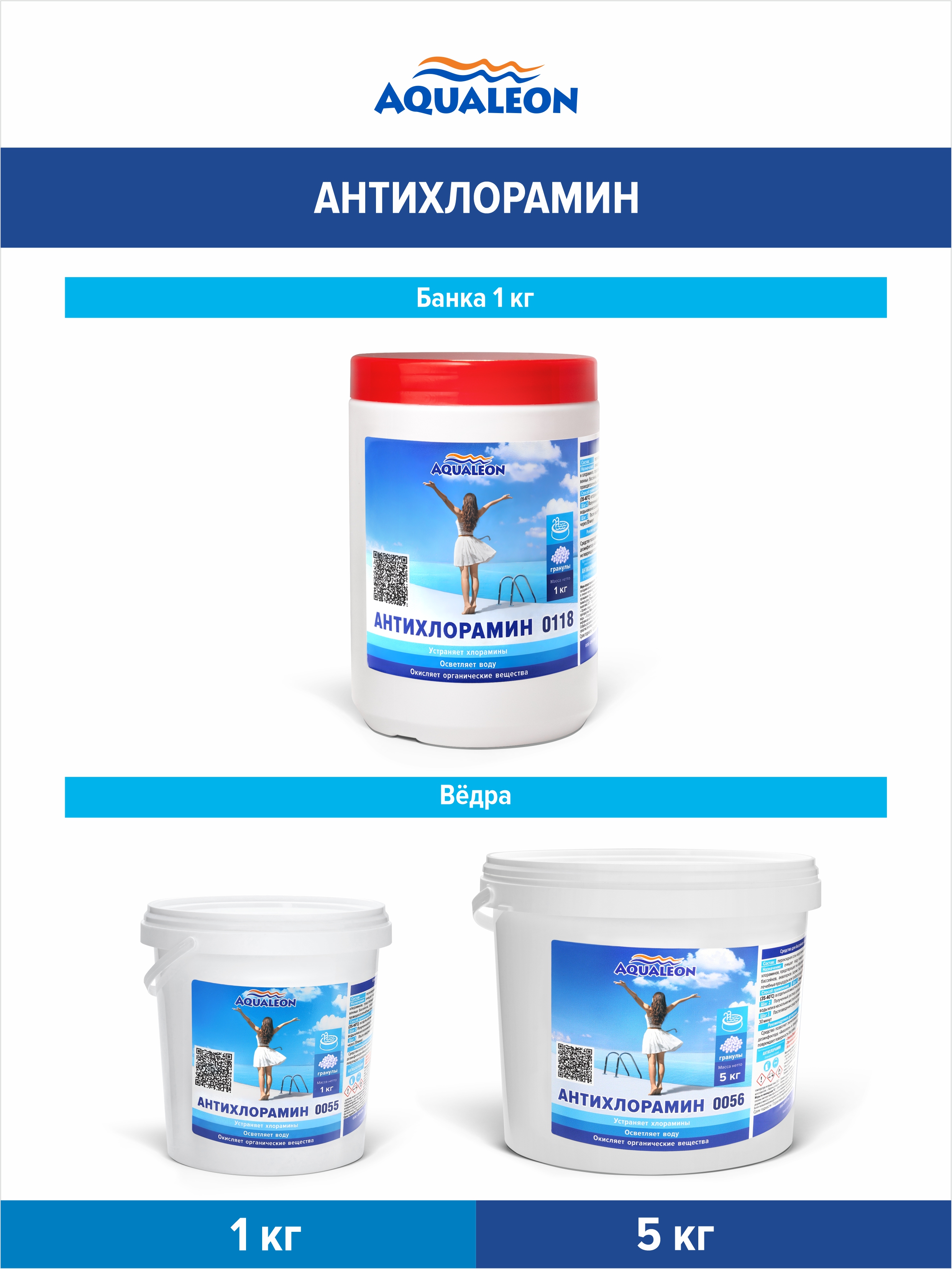 Антихлорамин гранулы (Ведро 5 кг)