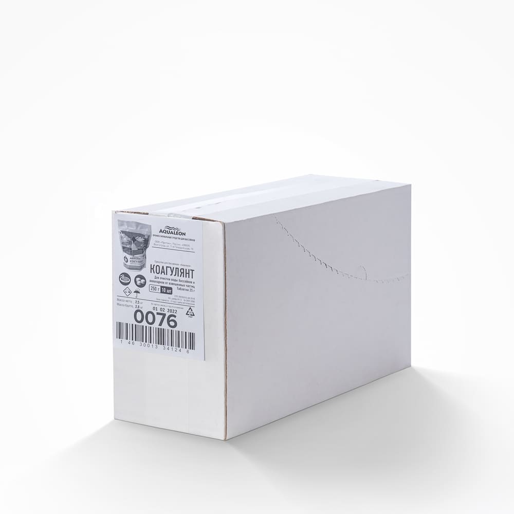 Коагулянт (бассейн без мутности) - в таблетках 25г (Пакет с zip - lock 0.25 кг)