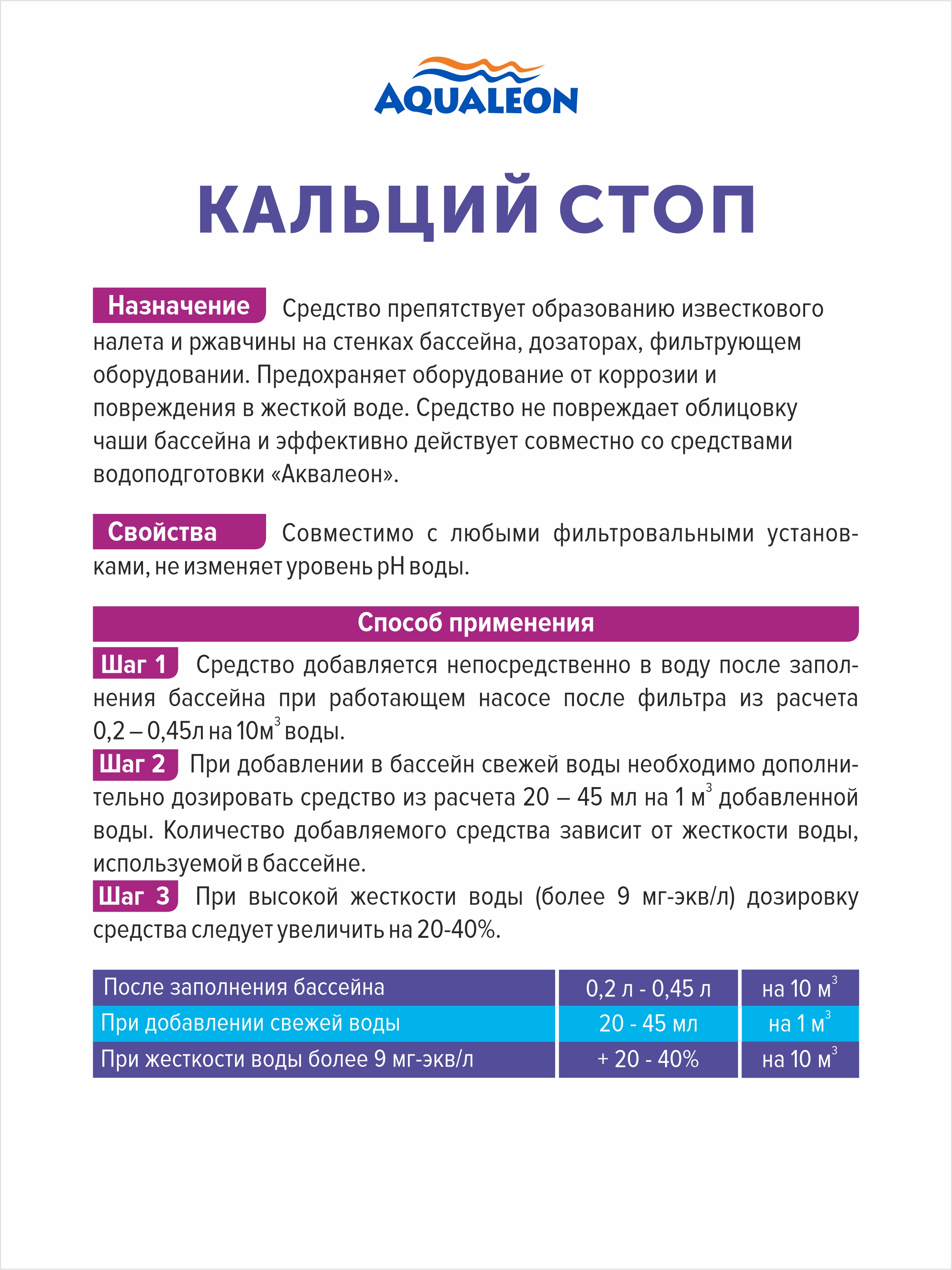 Кальций СТОП (Флакон 1 кг)